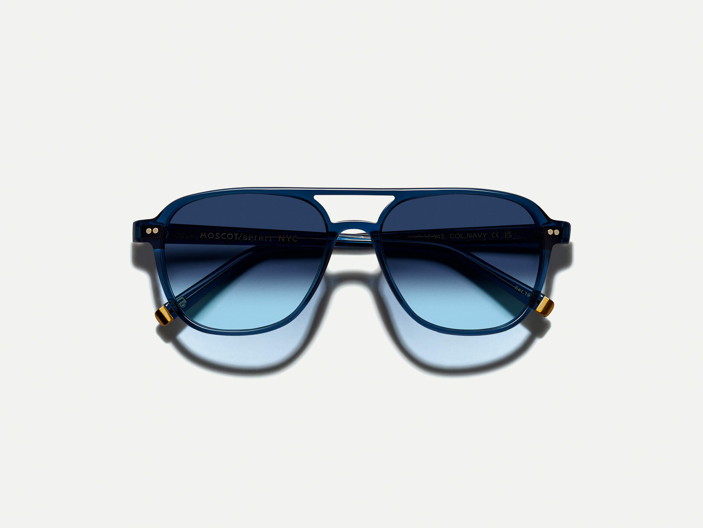 #color_navy | The BJORN SUN in Navy with Denim Blue Tinted Lenses