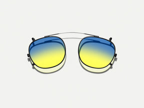 #color_aqua sunrise | The CLIPTOSH in Matte Black with Aqua Sunrise Tinted Lenses 