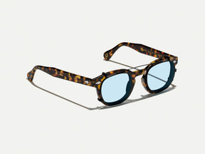 #color_bel air blue | The CLIPTOSH in Matte Black with Bel Air Blue Tinted Lenses 