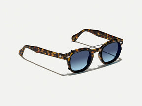 #color_denim blue | The CLIPTOSH in Matte Black with Denim Blue Tinted Lenses 