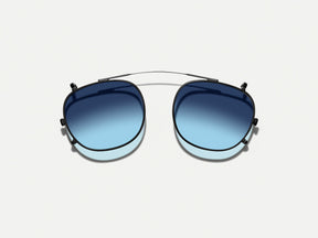 #color_denim blue | The CLIPTOSH in Matte Black with Denim Blue Tinted Lenses 