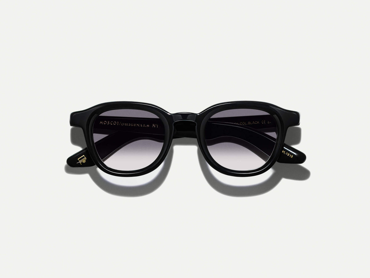 The DAHVEN Black with American Grey Fade Tinted Lenses