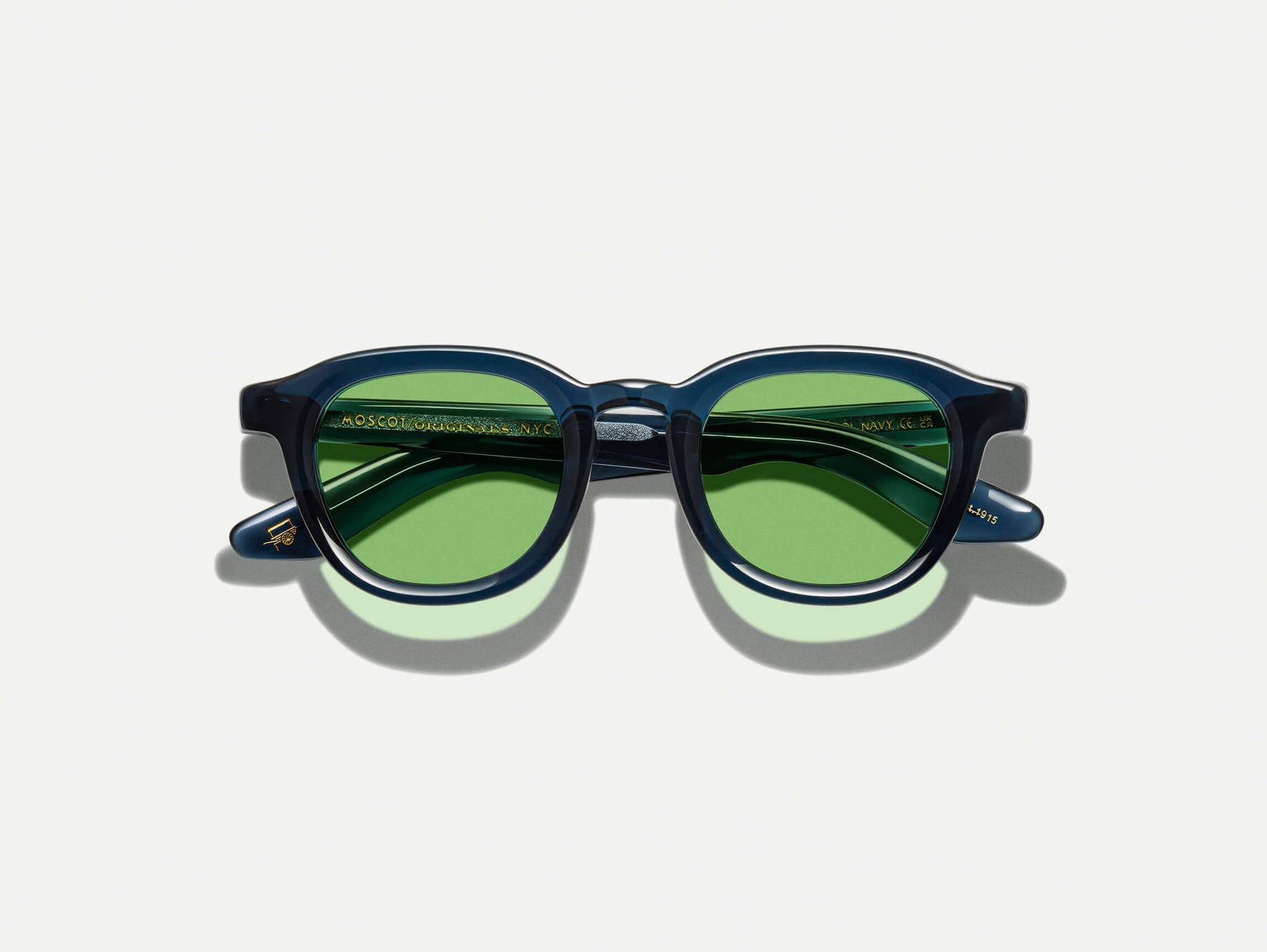 The DAHVEN in Navy with GREEN+ Tint
