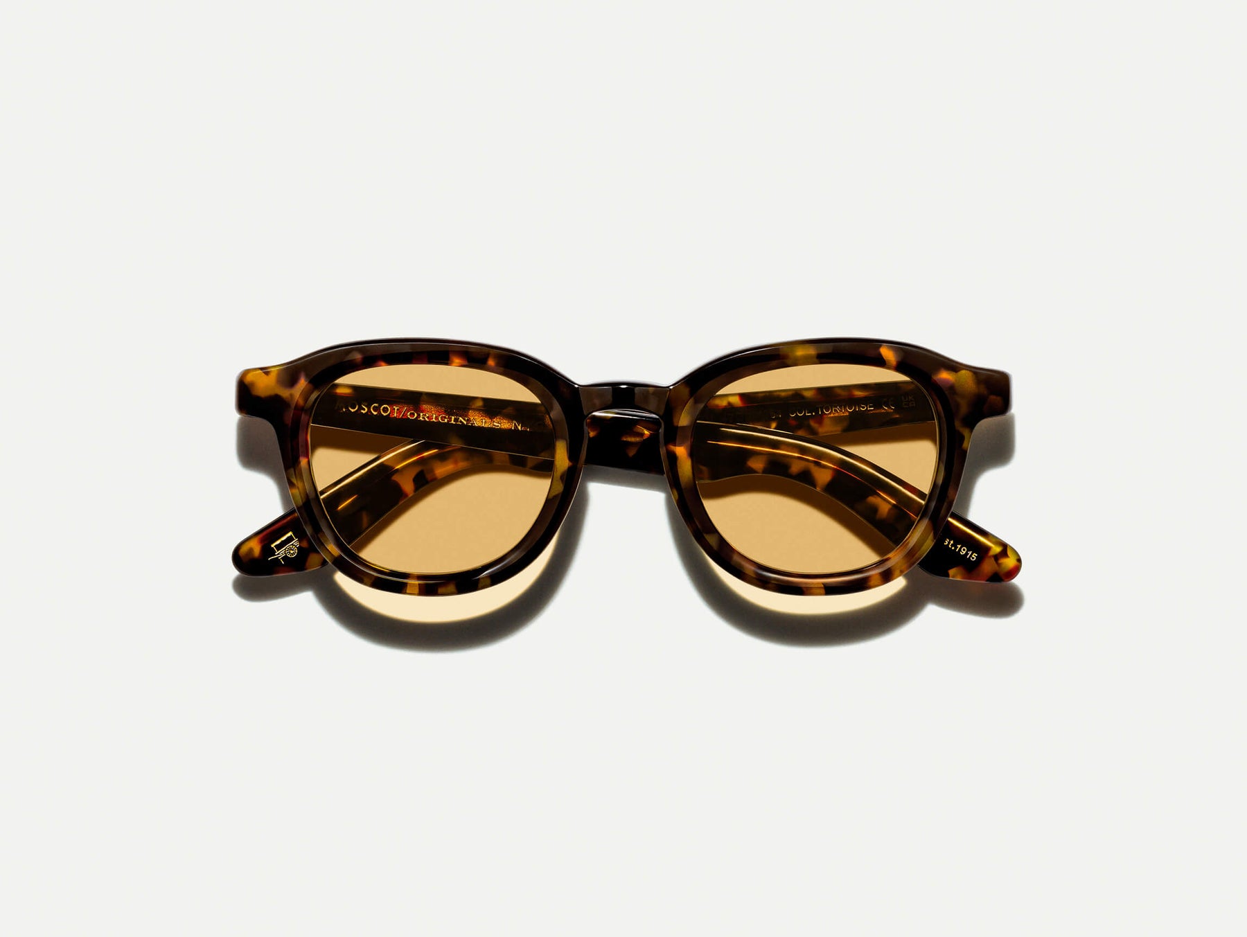 The DAHVEN in Tortoise with Light Amber Tinted Lenses