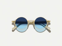#color_flesh | The DIBBIK SUN in Flesh with Denim Blue Tinted Lenses