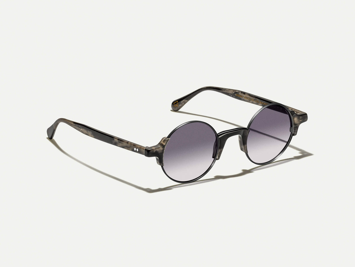 The DIBBIK SUN in Smoke with American Grey Fade Tinted Lenses