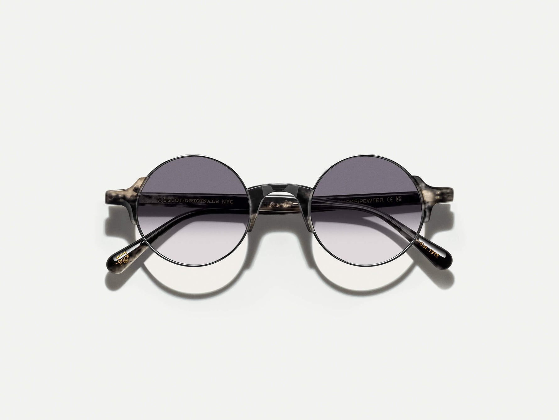 The DIBBIK SUN in Smoke with American Grey Fade Tinted Lenses