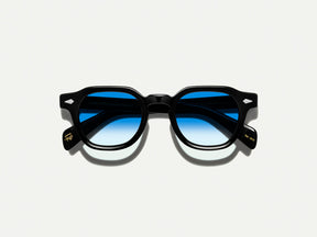 #color_broadway blue fade | The DOLT in Black with Broadway Blue Fade Tinted Lenses