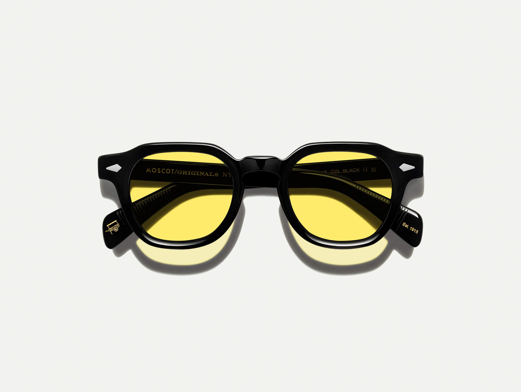 The DOLT Black with Mellow Yellow Tinted Lenses