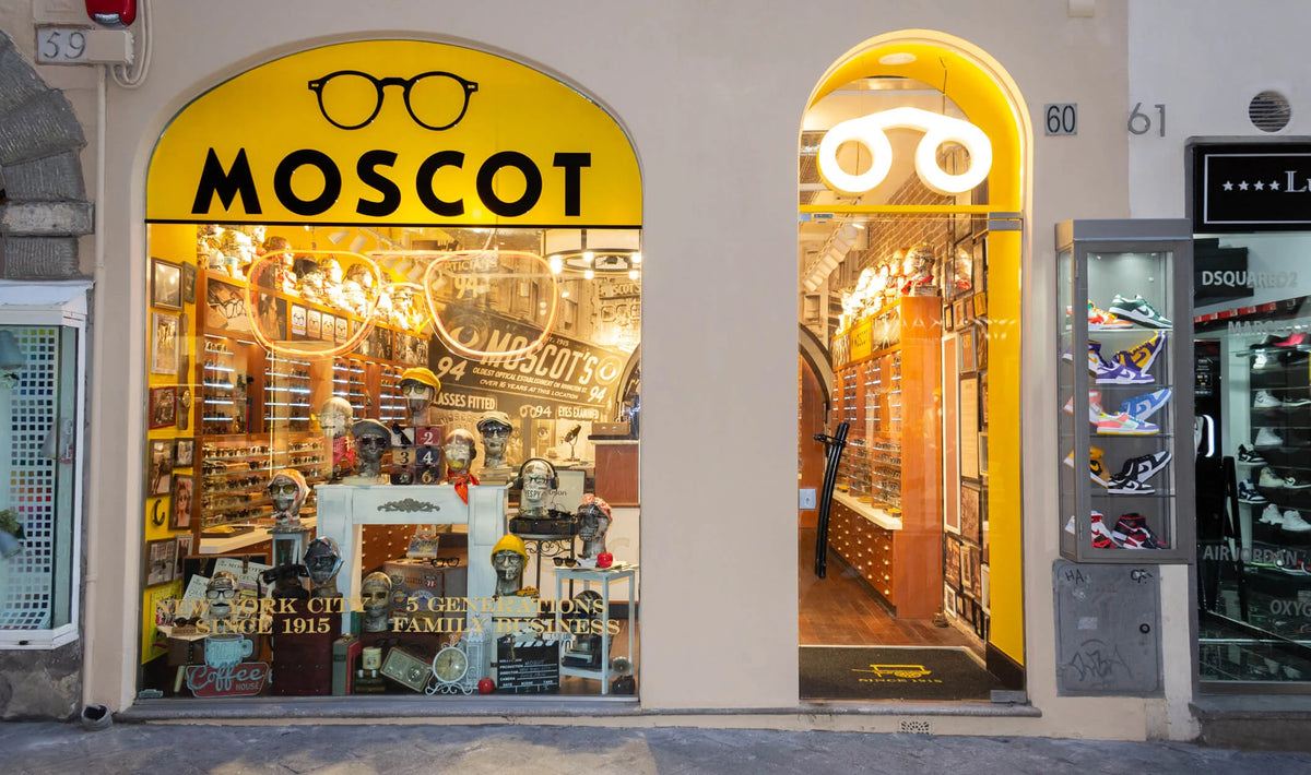 The MOSCOT Frattina Shop exterior
