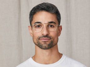 Model is wearing The FANAGLE in size 50 in Citron/Tortoise