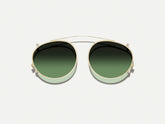 #color_forest wood | The FRANKIE CLIP  in Gold with Forest Wood Tinted Lenses 