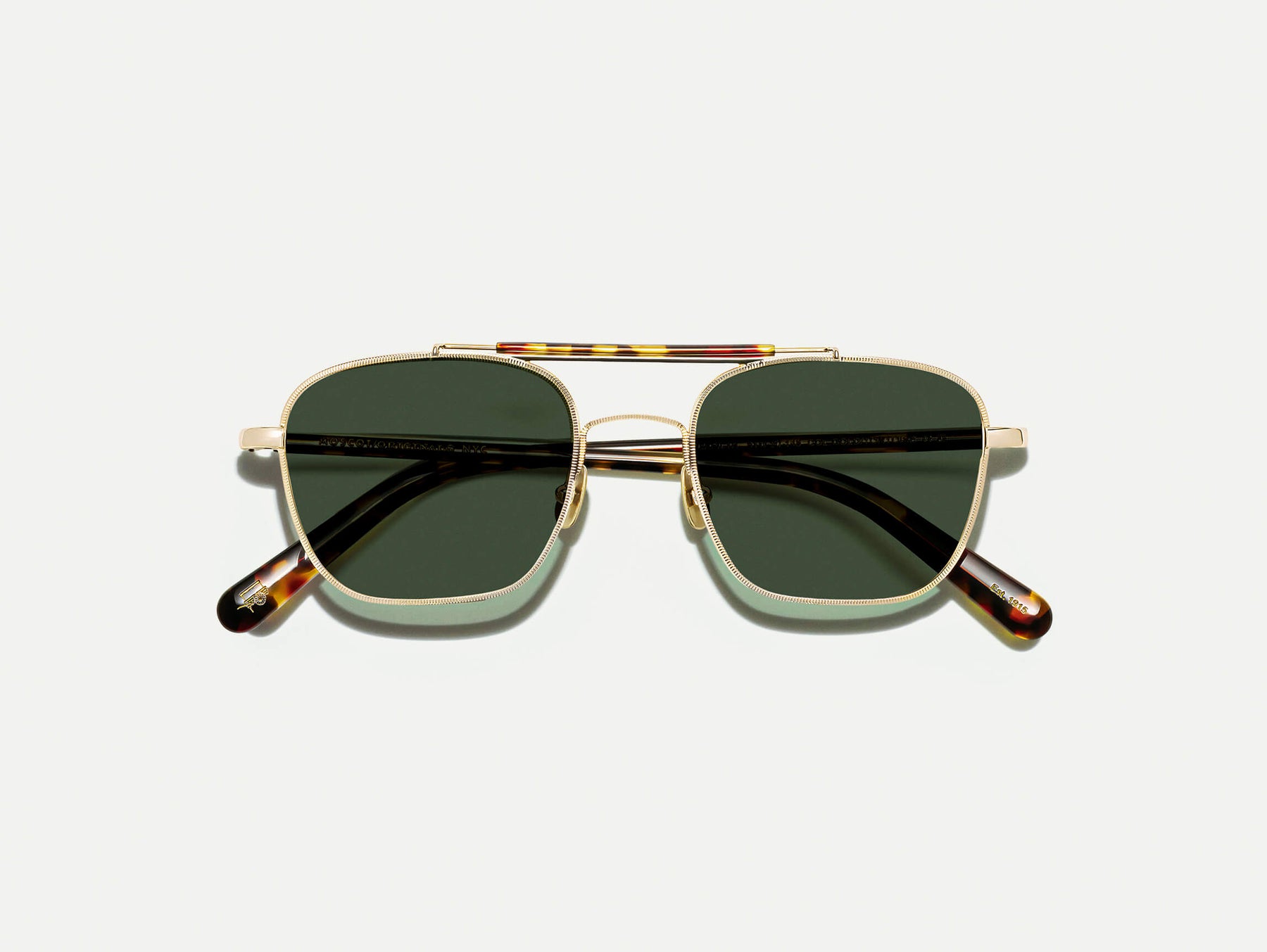 The GAFILTA SUN in Gold/Tortoise with G-15 Glass Lenses