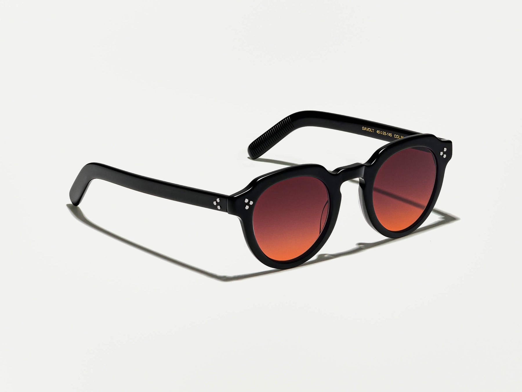 The GAVOLT SUN in Black with Cabernet Tinted Lenses