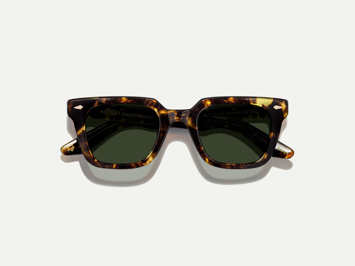 The GROBER SUN in Classic Havana with G-15 Tinted Lenses