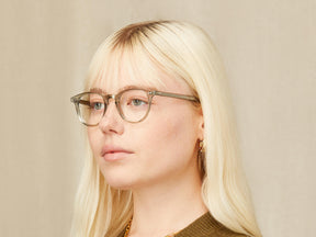 Model is wearing The JARED in size 47 in Sage