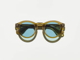 #color_olive brown | The KEPPE SUN in Olive Brown with Mineral Blue Glass Lenses