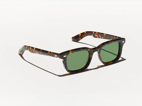 #color_tortoise | The KLUTZ SUN in Tortoise with Green Lenses