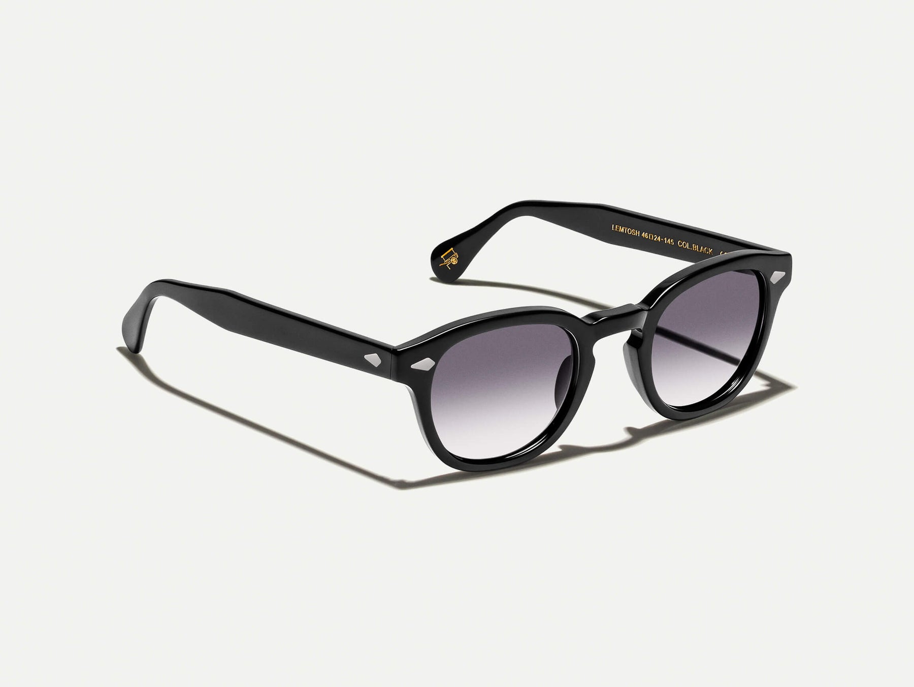 The LEMTOSH Black with American Grey Fade Tinted Lenses