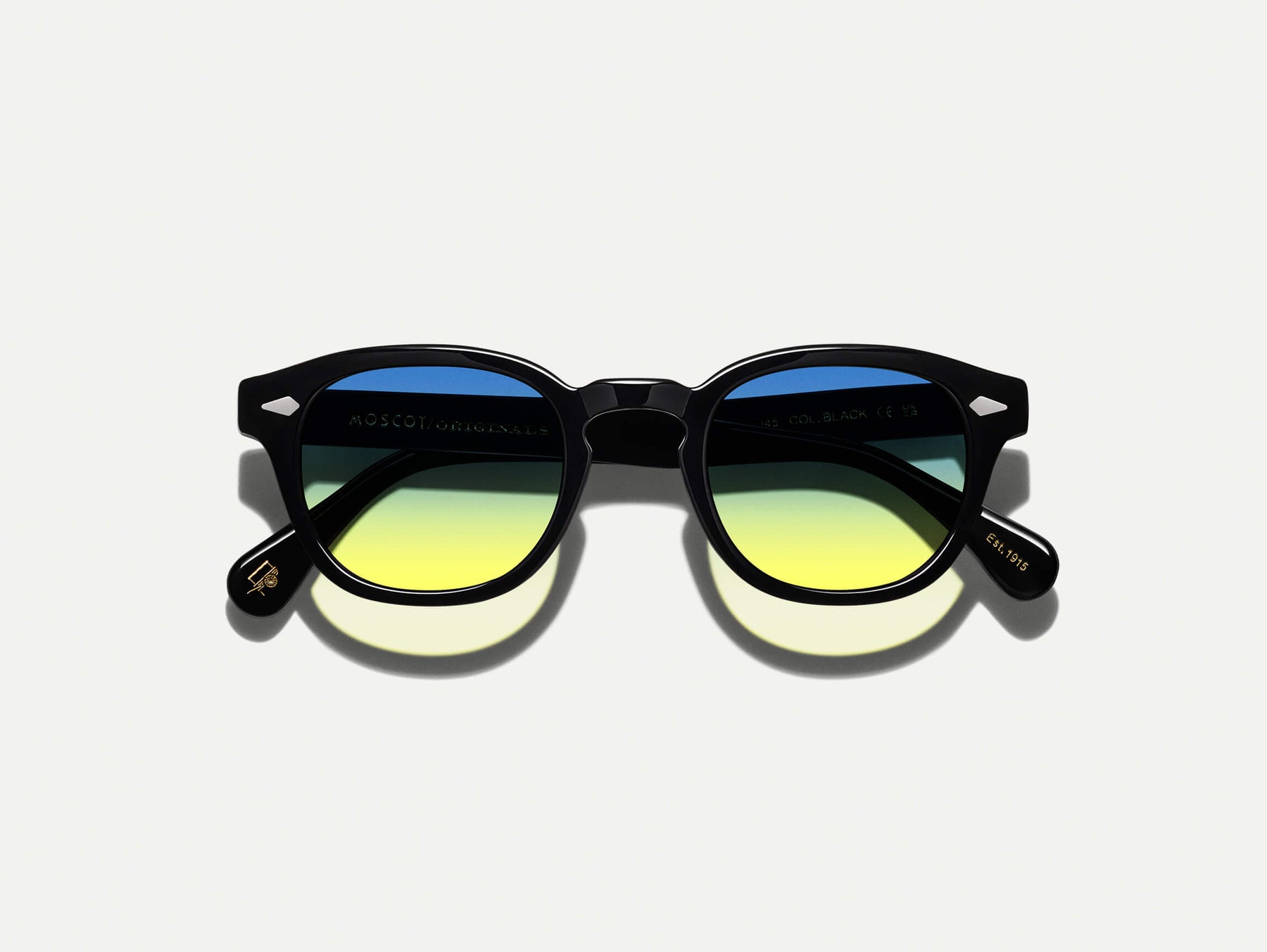 The LEMTOSH Black with Aqua Sunrise Tinted Lenses