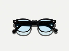 #color_bel air blue | The LEMTOSH Black with Bel Air Blue Tinted Lenses