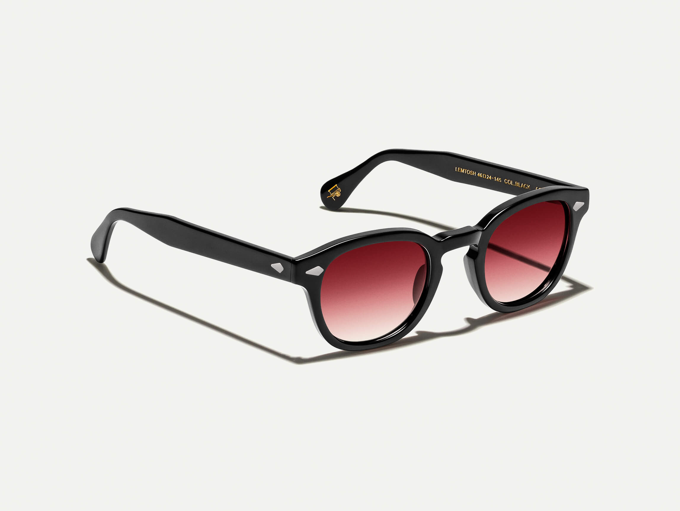 The LEMTOSH Black with Big Apple Fade Tinted Lenses