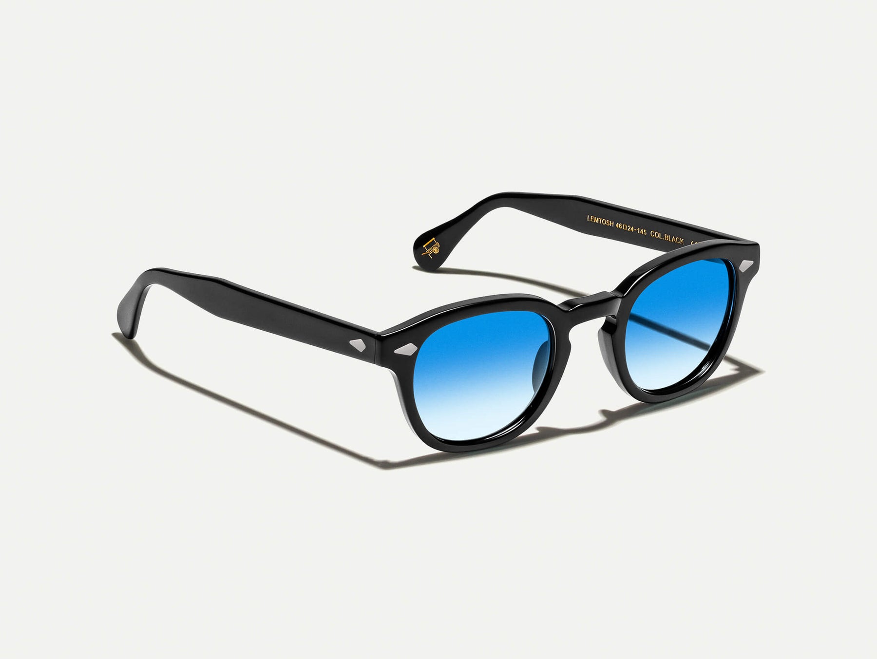 The LEMTOSH Black with Broadway Blue Fade Tinted Lenses