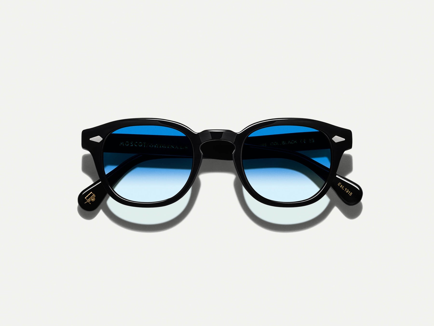 The LEMTOSH Black with Broadway Blue Fade Tinted Lenses