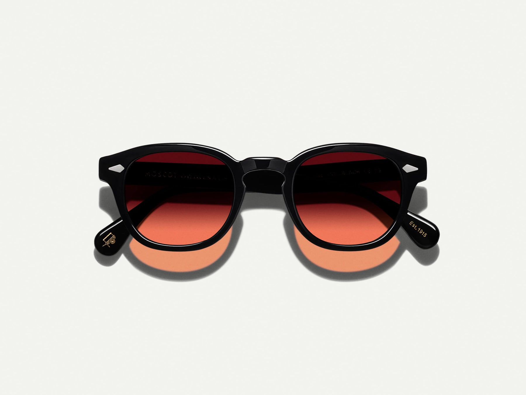 The LEMTOSH Black with Cabernet Tinted Lenses