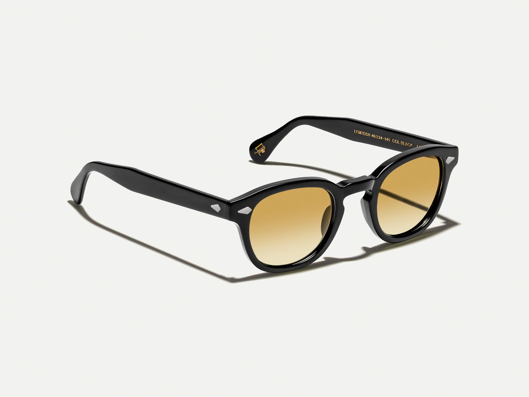 The LEMTOSH Black with Chestnut Fade Tinted Lenses