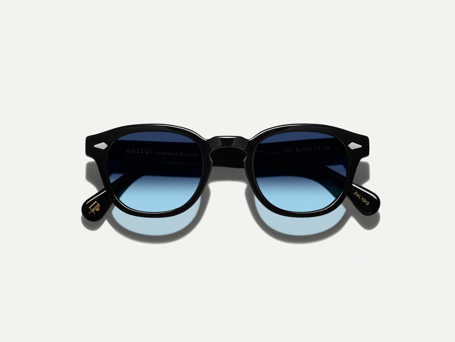 The LEMTOSH Black with Denim Blue Tinted Lenses