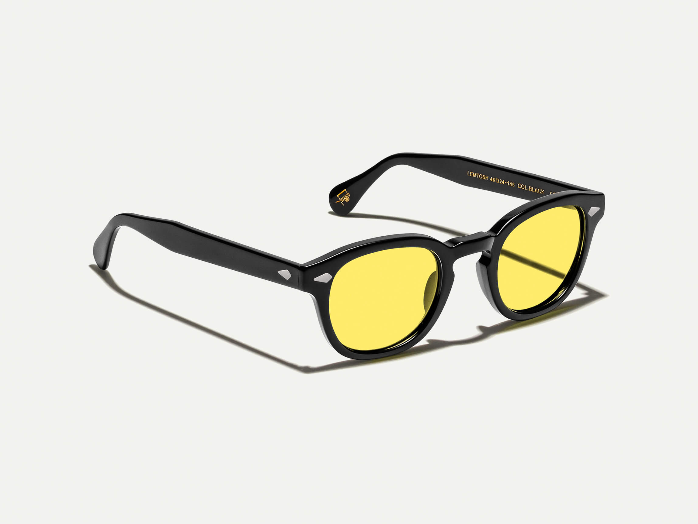 The LEMTOSH Black with Mellow Yellow Tinted Lenses