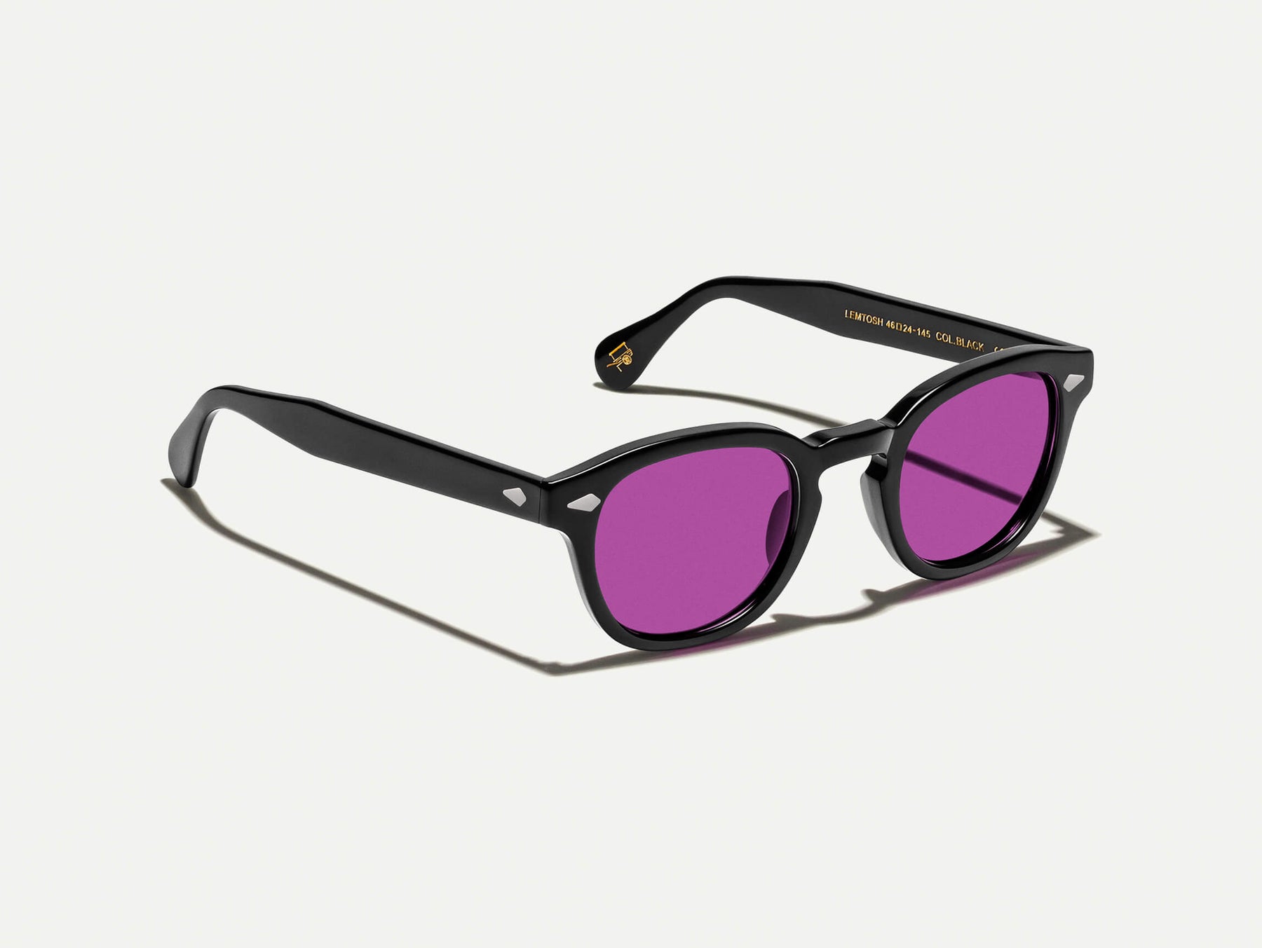 The LEMTOSH Black with Purple Nurple Tinted Lenses