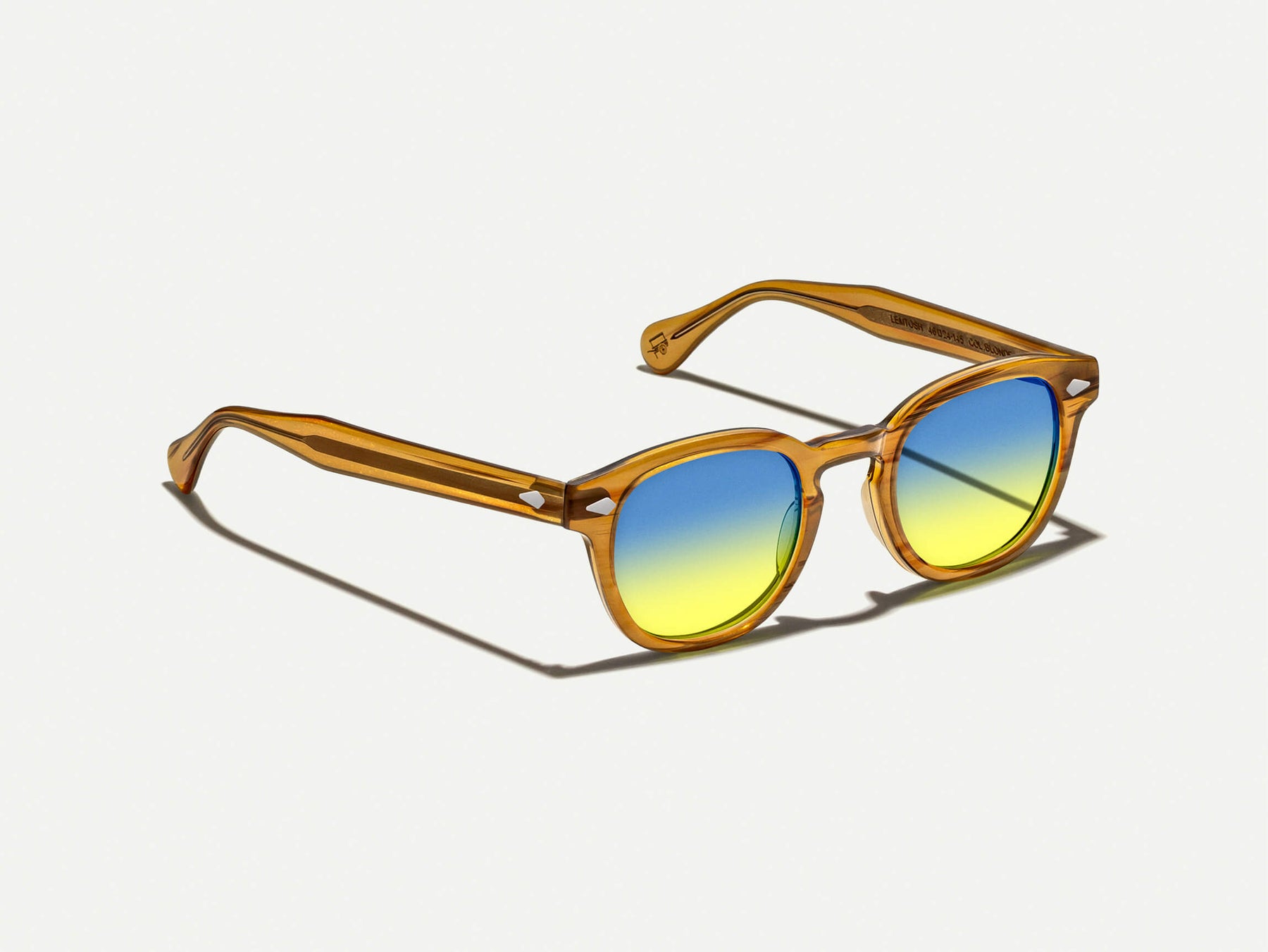 The LEMTOSH Blonde with Aqua Sunrise Tinted Lenses