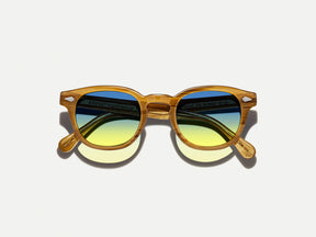 The LEMTOSH Blonde with Aqua Sunrise Tinted Lenses