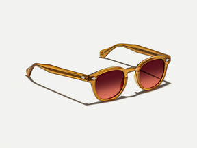 The LEMTOSH Blonde with Cabernet Tinted Lenses