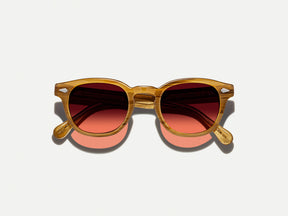 The LEMTOSH Blonde with Cabernet Tinted Lenses