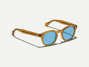 The LEMTOSH Blonde with Celebrity Blue Tinted Lenses