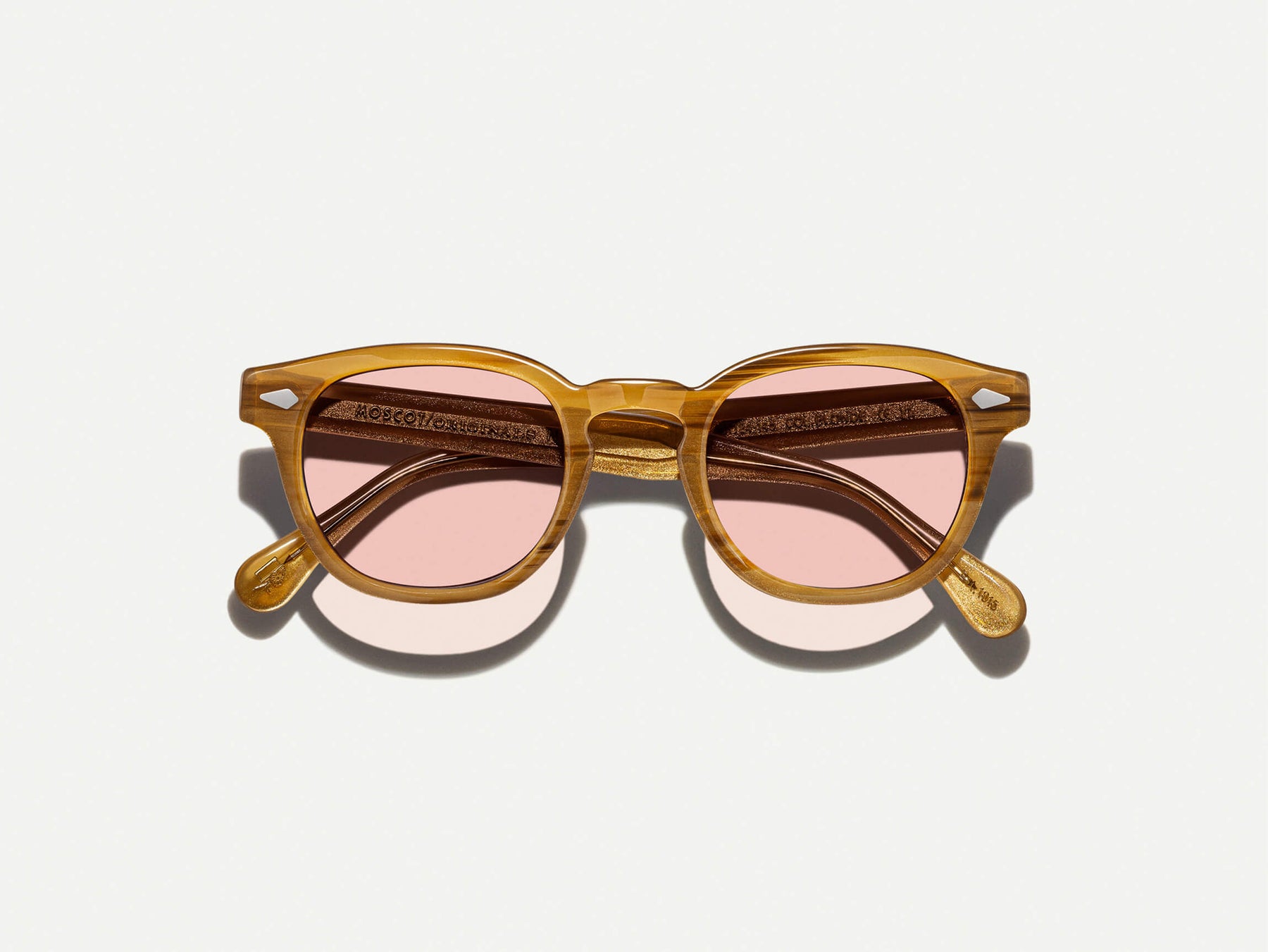 The LEMTOSH Blonde with New York Rose Tinted Lenses