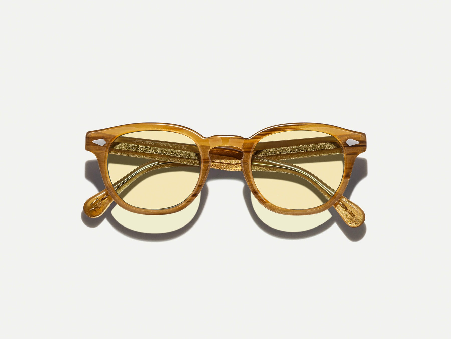 The LEMTOSH Blonde with Pastel Yellow Tinted Lenses