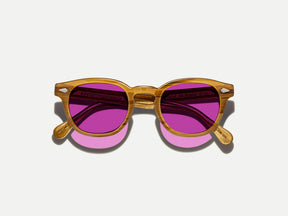 The LEMTOSH Blonde with Purple Nurple Tinted Lenses