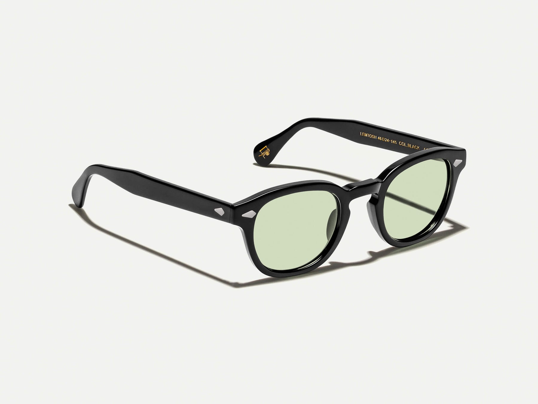The LEMTOSH in Black with GREEN+ Tint