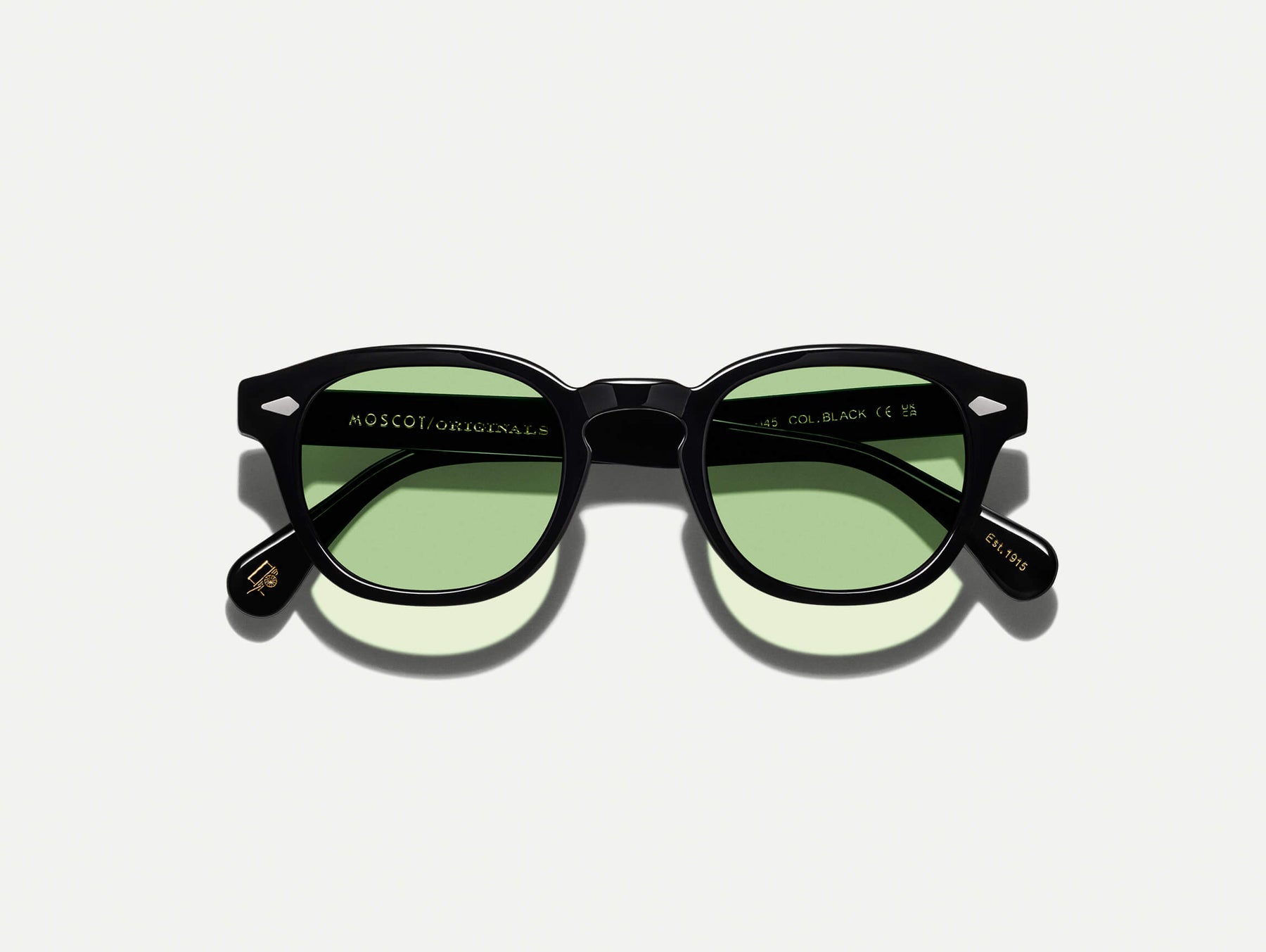 The LEMTOSH in Black with GREEN+ Tint