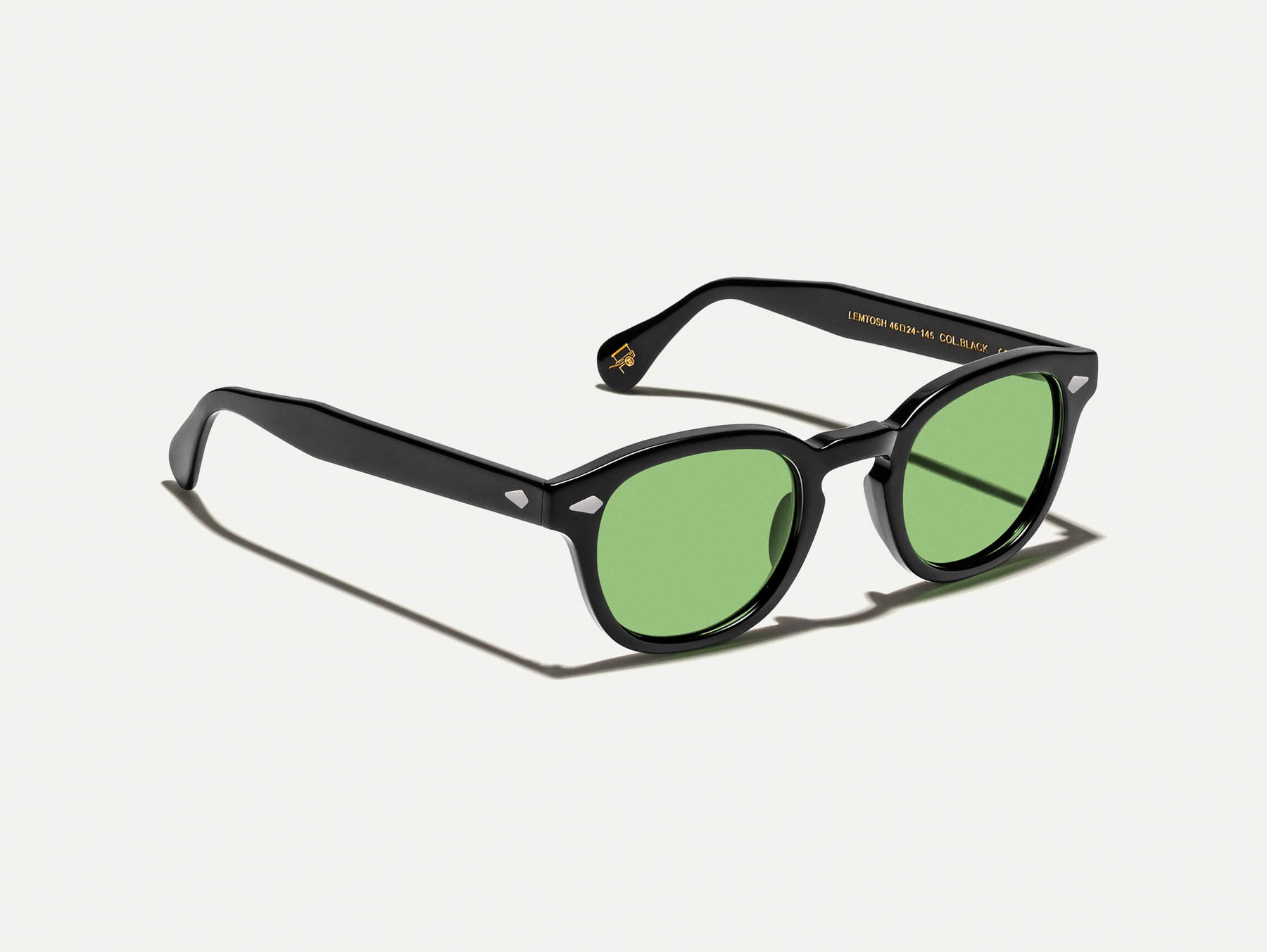 The LEMTOSH in Black with GREEN+ Tint
