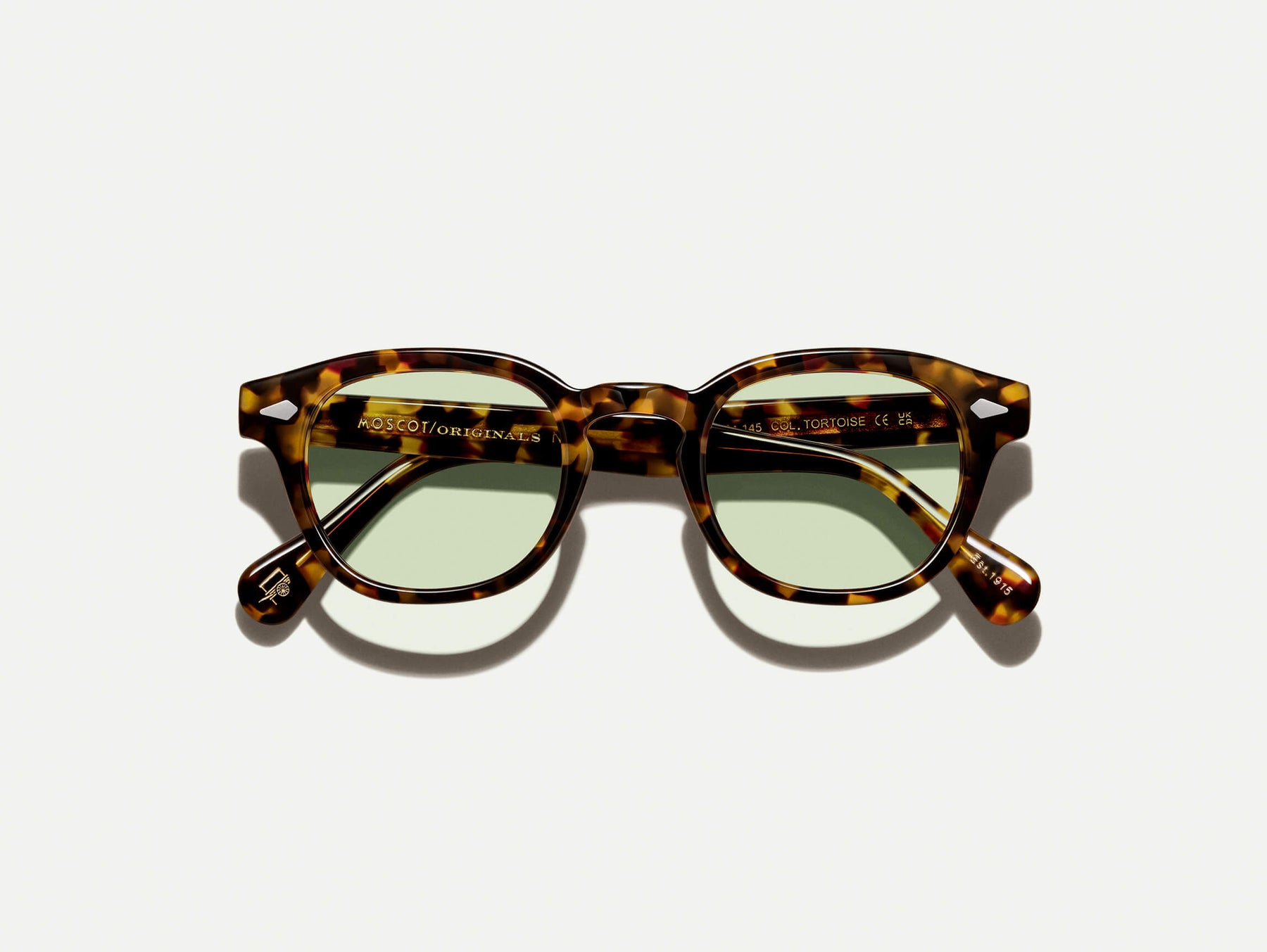 The LEMTOSH in Tortoise with GREEN+ Tint