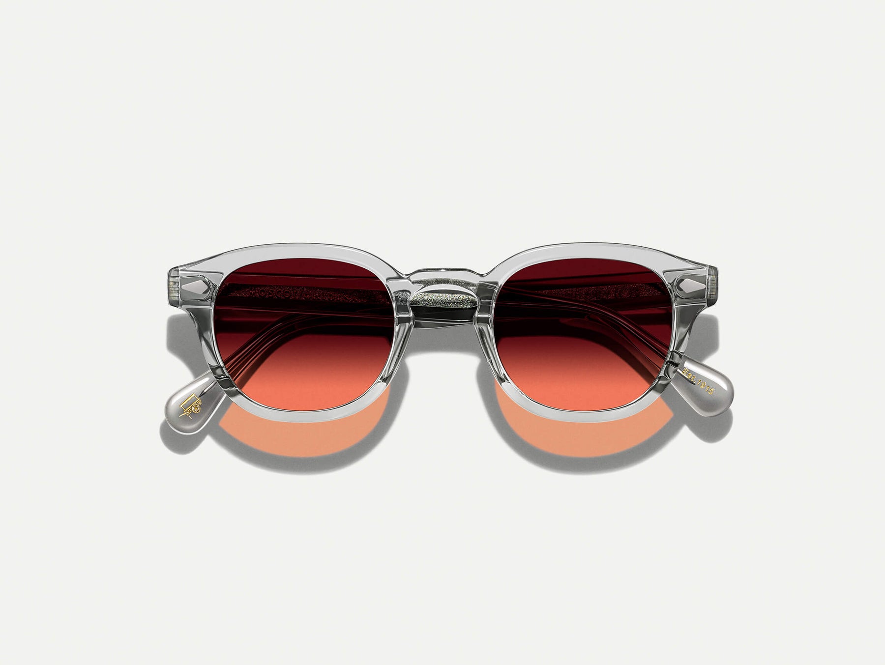 The LEMTOSH Light Grey with Cabernet Tinted Lenses