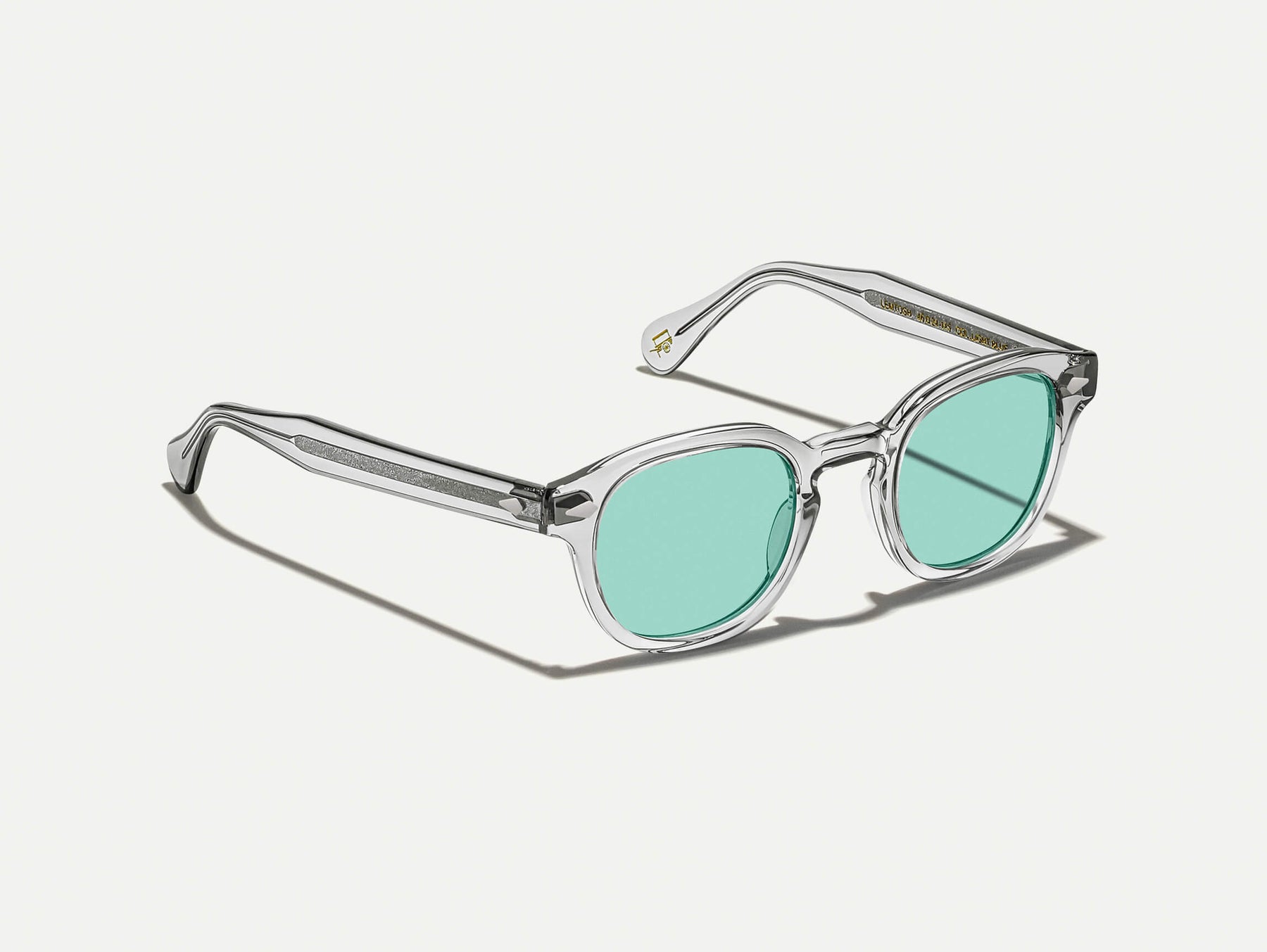 The LEMTOSH Light Grey with Turquoise Tinted Lenses