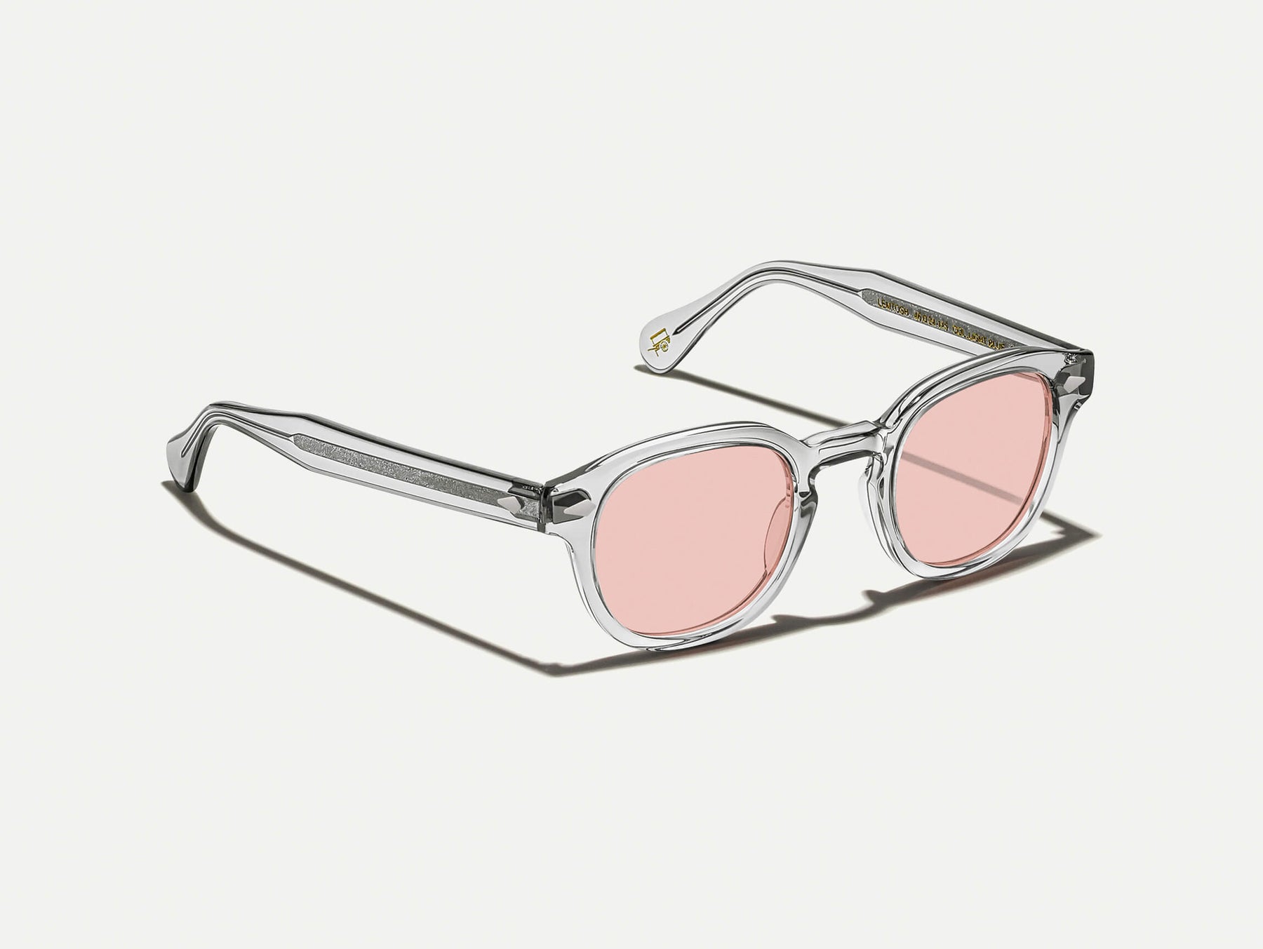 The LEMTOSH Light Grey with New York Rose Tinted Lenses