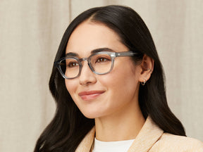 Model is wearing The LEMTOSH in size 46 in Light Blue