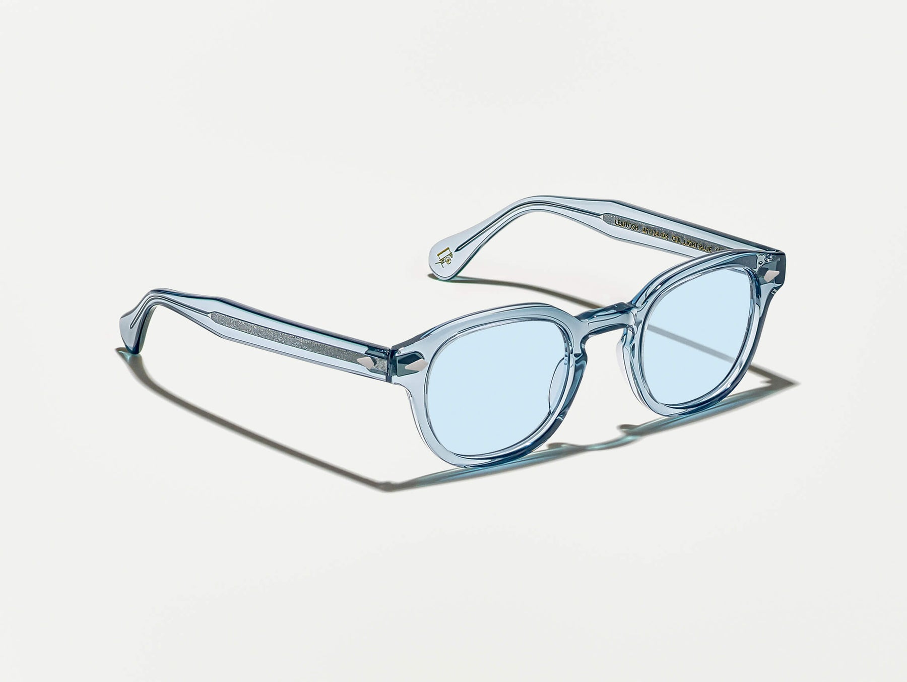 The LEMTOSH in Light Blue with Bel Air Blue Tinted Lenses